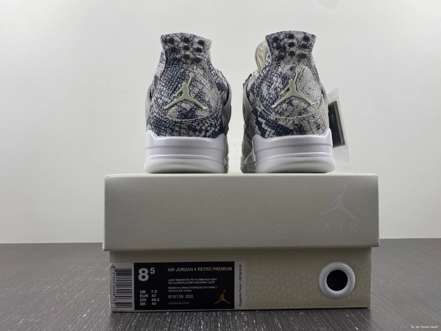 - 819139-030 4 Retro Jordan Snakeskin 0131